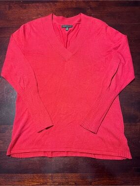 Parkhurst Men’s Bright Red V-Neck Sweater